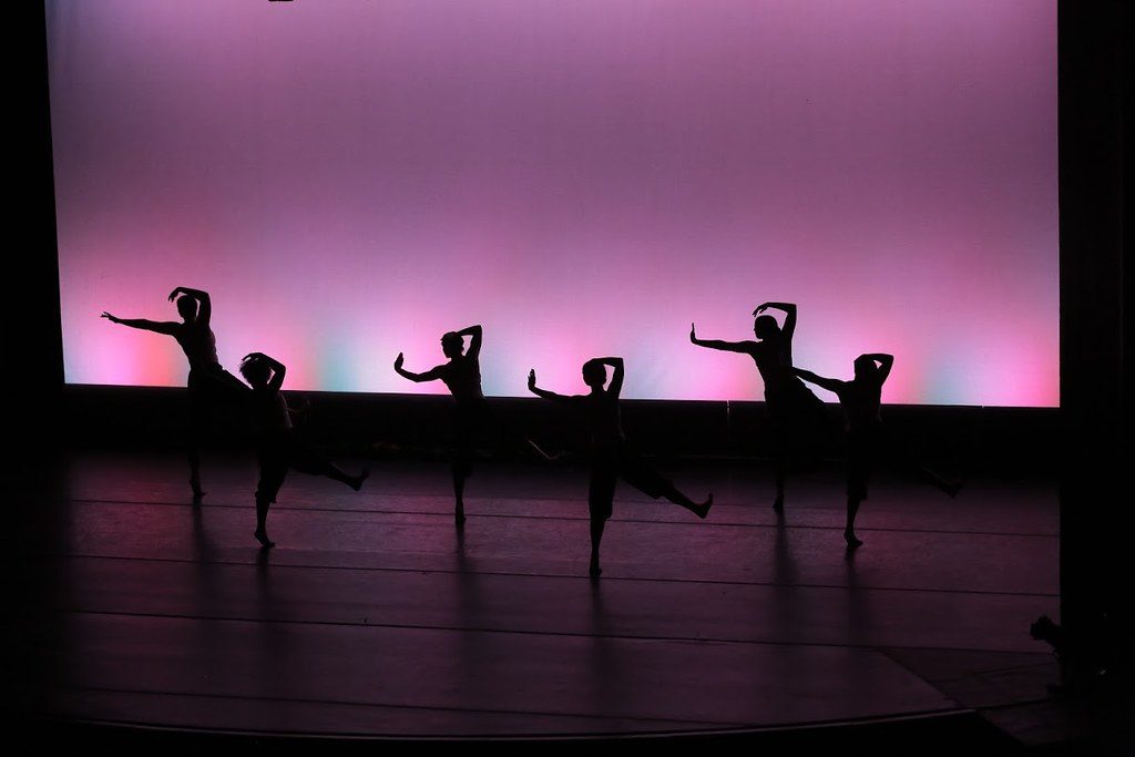 six dancers on stage