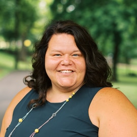 Amanda Drayer, an employee at Anderson University in Indiana