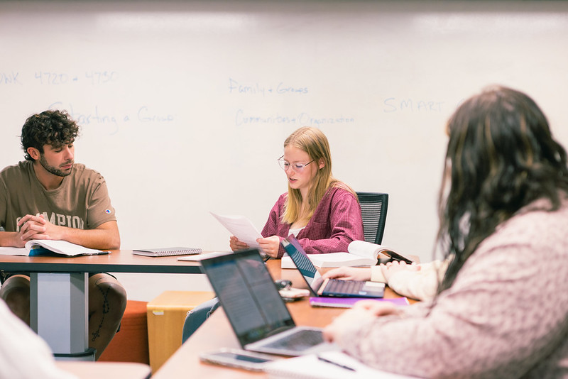 social work degree program Indiana social work degree program students working on project Indiana