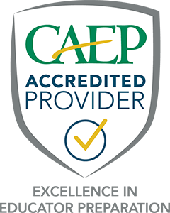 CAEP Accredited Provider badge