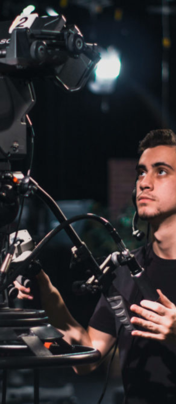 Cinema Media Arts Student in arts programs