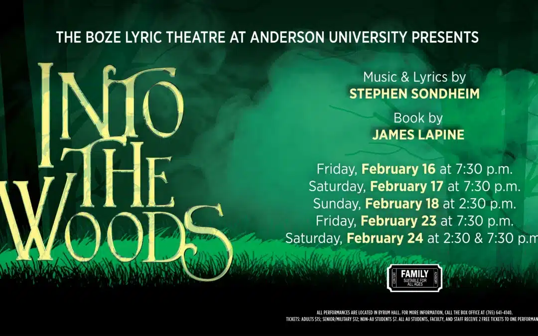 Into The Woods Opens at Boze Lyric Theatre Feb. 16
