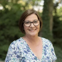 Suzanne Frank,an employee of Anderson University, Anderson Indiana