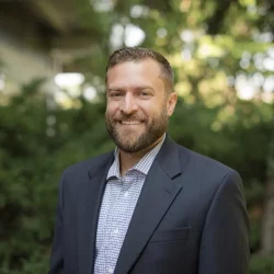 Trent Palmer, an employee of Anderson University, Anderson Indiana