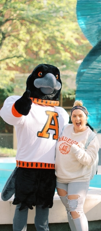 Business student at Anderson University